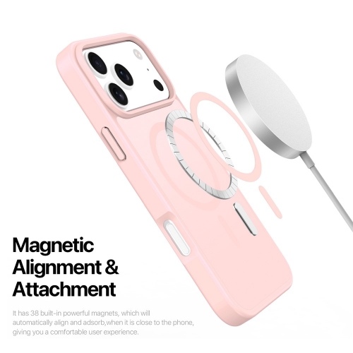 Калъф Dux Ducis Yind MagSF за iPhone 17 Pro Max, светло розов