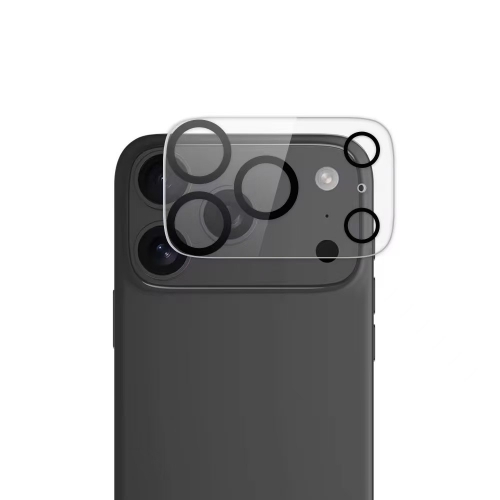 Стъклен протектор Wanlonfeng за камерата на iPhone 17 Pro Max, прозрачен