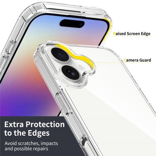 Калъф Shockproof Acrylic за iPhone 17, прозрачен