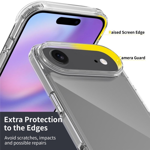 Калъф Shockproof Acrylic за iPhone 17 Air, прозрачен