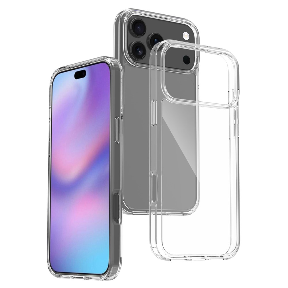 Калъф Shockproof Acrylic за iPhone 17 Pro Max, прозрачен