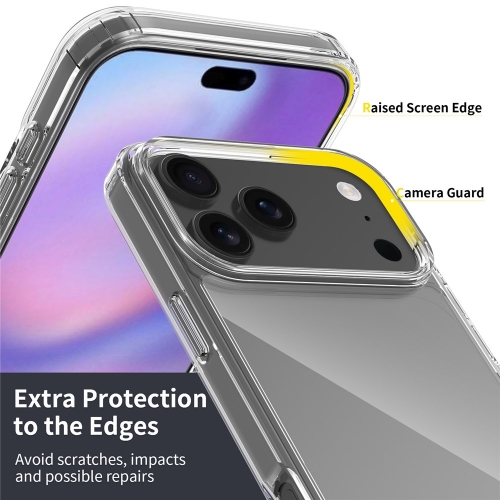 Калъф Shockproof Acrylic за iPhone 17 Pro Max, прозрачен