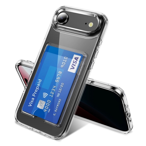 Калъф Card Holder за iPhone 17 Air, прозрачен