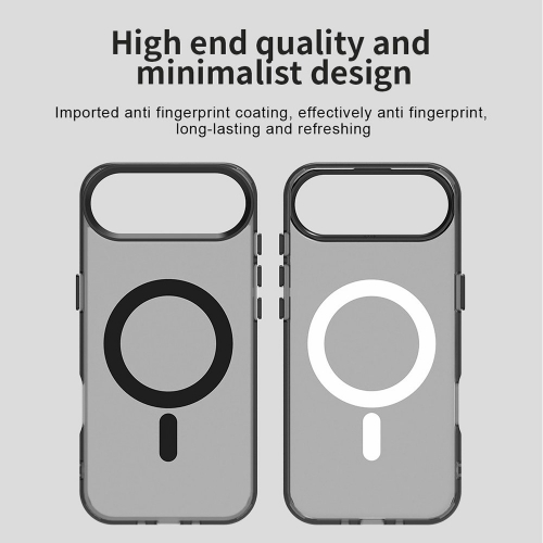 Пластмасов калъф Anti Drop Hybrid MagSF за iPhone 17 Air, черен