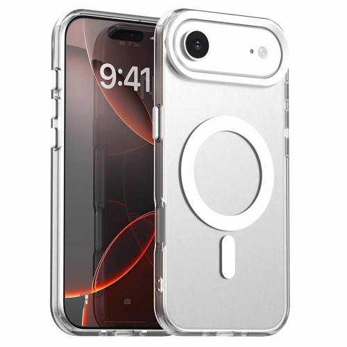 Пластмасов калъф Anti Drop Hybrid MagSF за iPhone 17 Air, бял