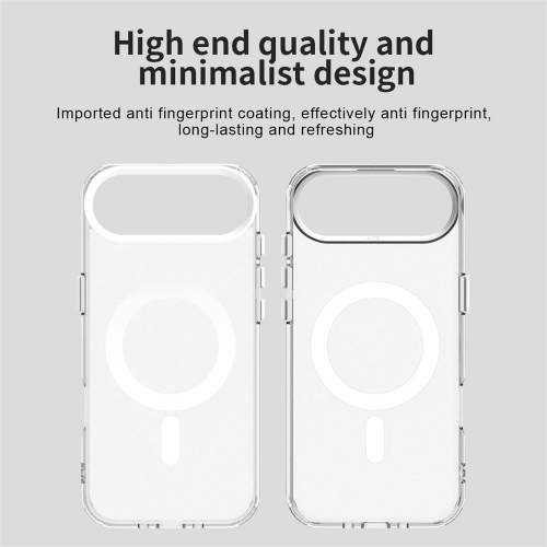 Пластмасов калъф Anti Drop Hybrid MagSF за iPhone 17 Air, бял
