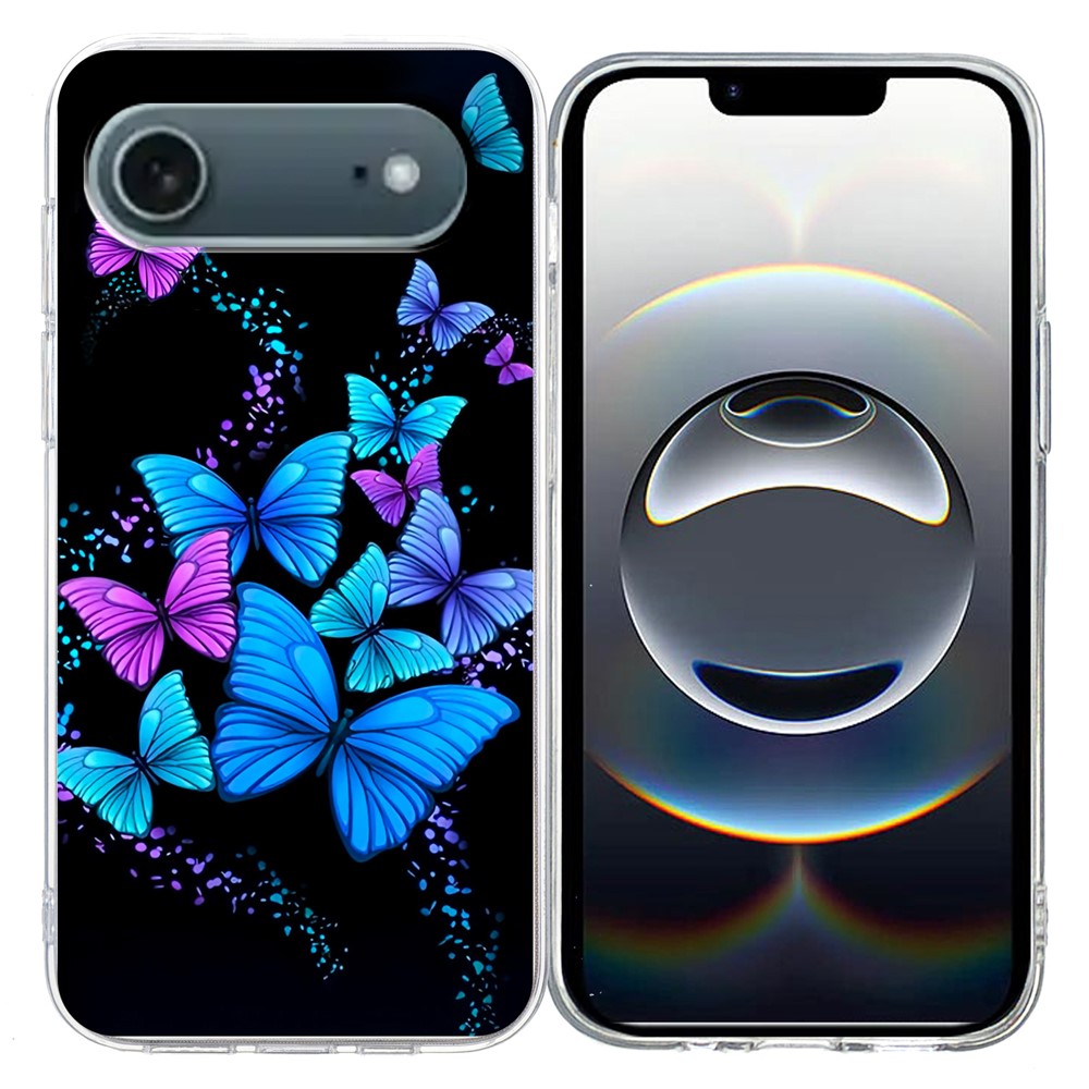 Силиконов калъф за iPhone 17 Air, Пеперуди