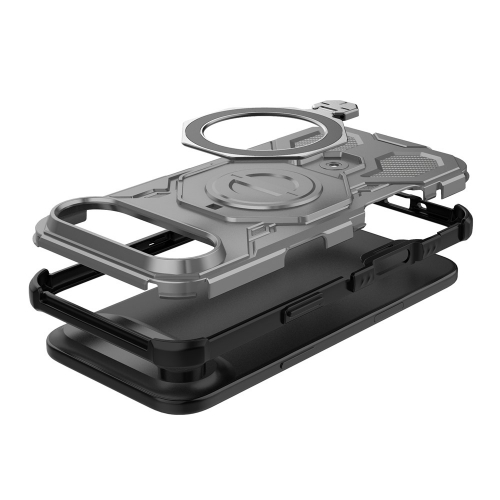 Калъф Magnetic Metal Kickstand за iPhone 17 Air, сив