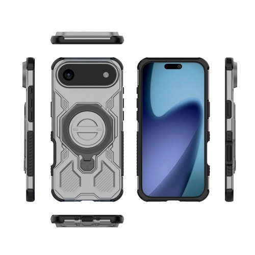 Калъф Magnetic Metal Kickstand за iPhone 17 Air, сив