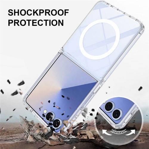 Калъф Acrylic MagSF за Samsung Galaxy Z Flip7 5G, прозрачен