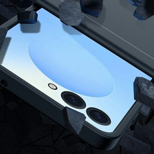 Пластмасов калъф Skin Feel за Samsung Galaxy Z Flip7 5G, Черен