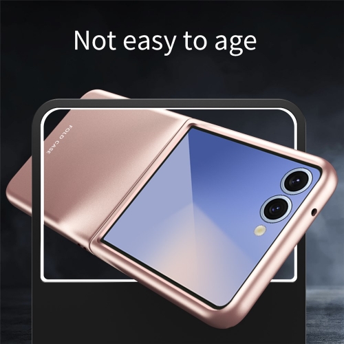 Калъф Skin-Touch за Samsung Galaxy Z Flip7 5G, розов-златист