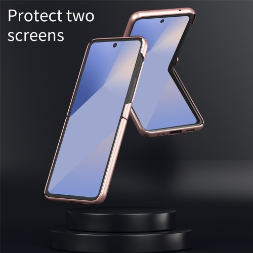 Калъф Skin-Touch за Samsung Galaxy Z Flip7 5G, розов-златист