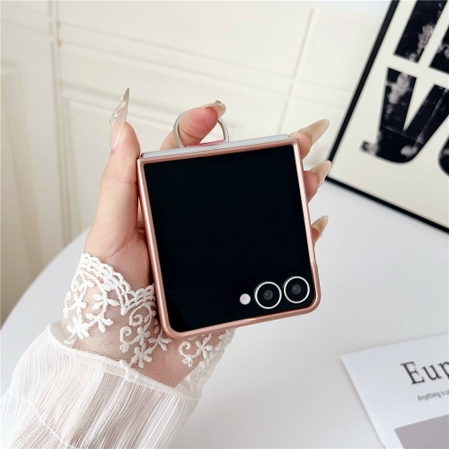 Калъф Ring Holder Anti Drop за Samsung Galaxy Z Flip7 5G, розов
