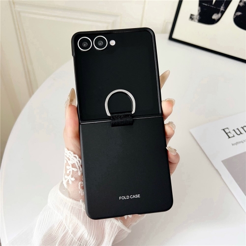 Калъф Ring Holder Anti Drop за Samsung Galaxy Z Flip7 5G, черен