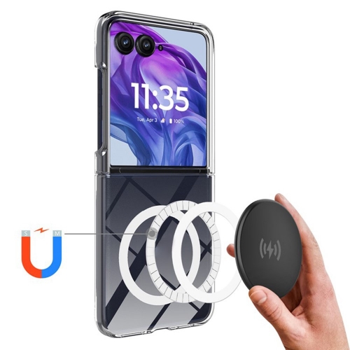 Калъф Acrylic MagSF за Motorola Razr Ultra 2025 5G / Razr 60 Ultra 5G, прозрачен