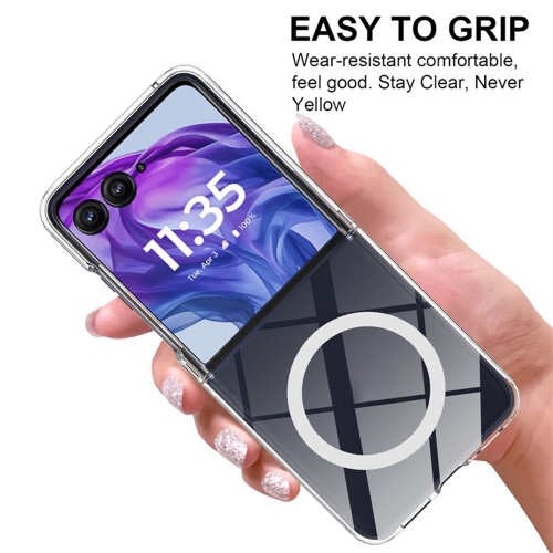 Калъф Acrylic MagSF за Motorola Razr Ultra 2025 5G / Razr 60 Ultra 5G, прозрачен