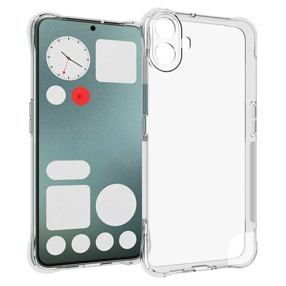 Силиконов калъф Non-Slip за Nothing CMF Phone 1, прозрачен