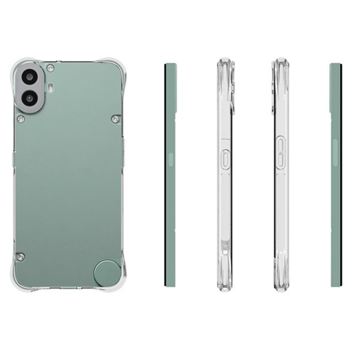 Силиконов калъф Non-Slip за Nothing CMF Phone 1, прозрачен