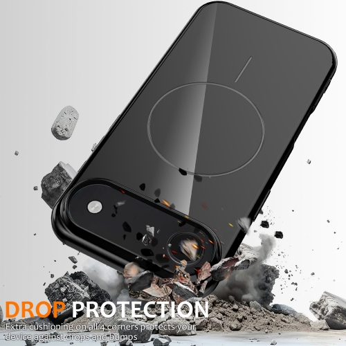 Силиконов калъф Magnetic MagSF за iPhone 17 Air, черен