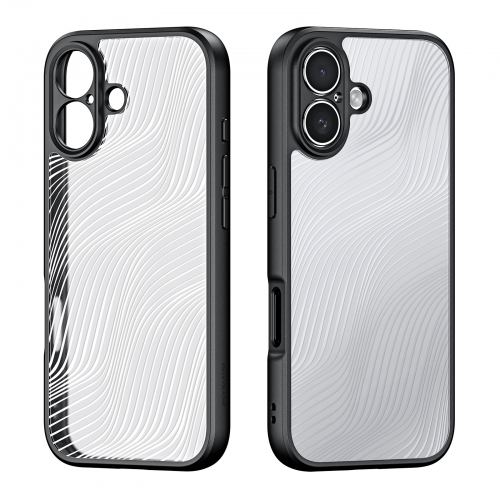 Калъф Dux Ducis Aimo за iPhone 17, черен- прозрачен