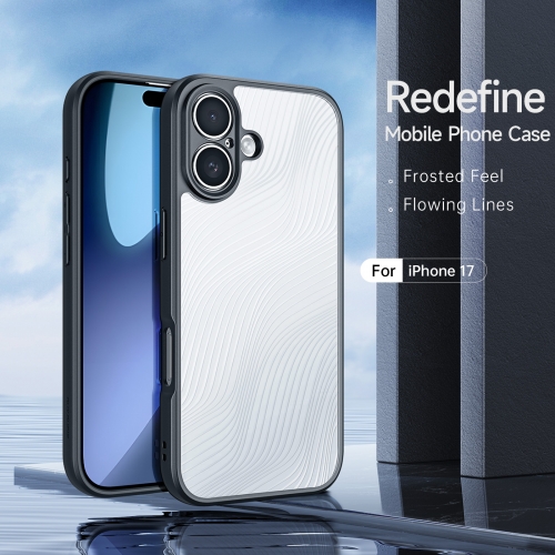 Калъф Dux Ducis Aimo за iPhone 17, черен- прозрачен