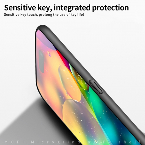 Пластмасов калъф Mofi Shield Matte за iPhone 17, черен