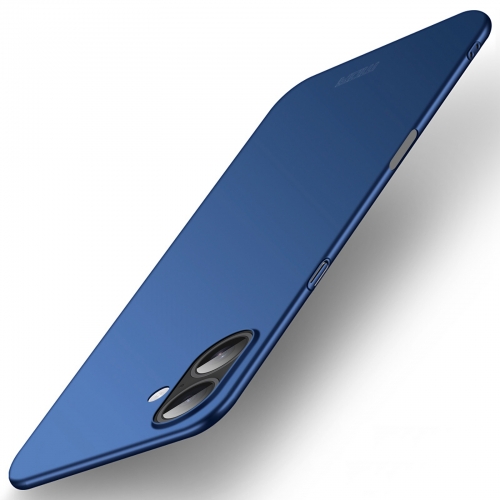 Пластмасов калъф Mofi Shield Matte за iPhone 17, син