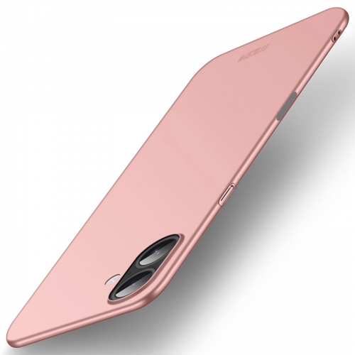 Пластмасов калъф Mofi Shield Matte за iPhone 17, розов 
