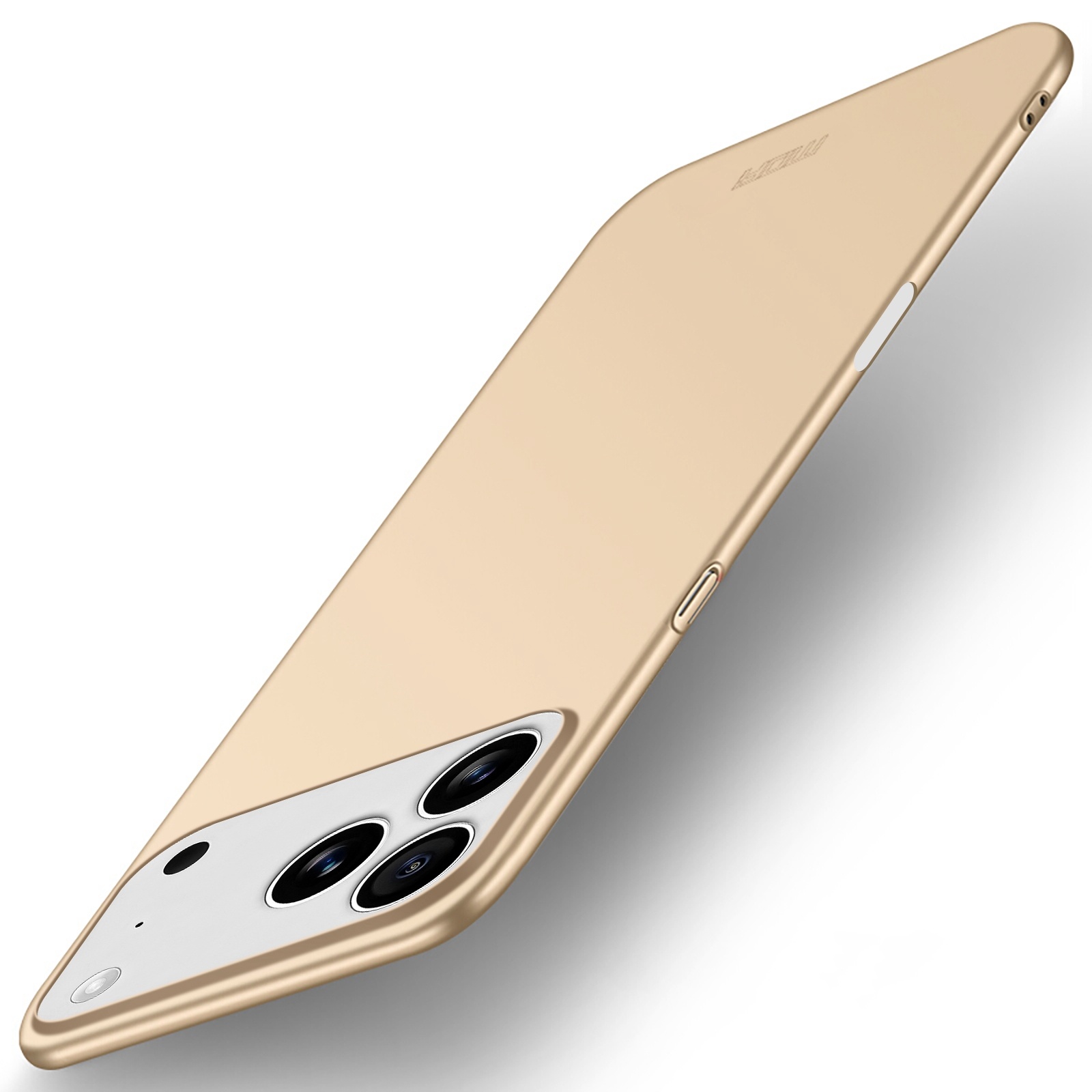 Пластмасов калъф Mofi Shield Matte за iPhone 17 Pro Max, златист