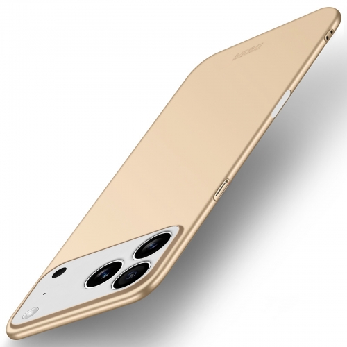 Пластмасов калъф Mofi Shield Matte за iPhone 17 Pro Max, златист