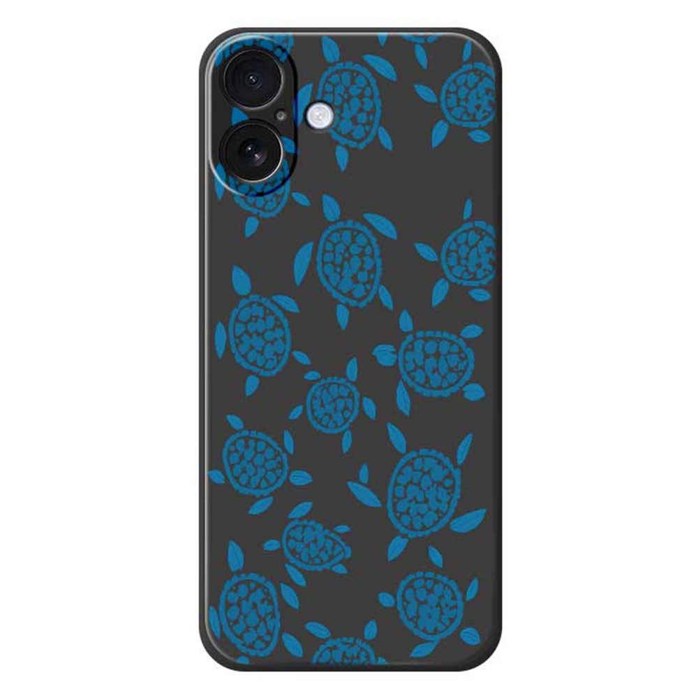 Силиконов калъф Blue Turtle за iPhone 17, черен
