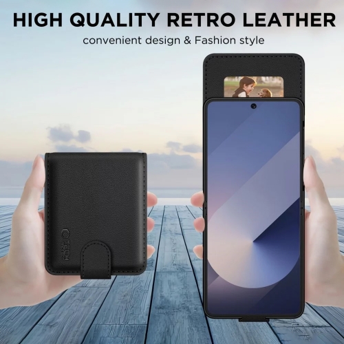 Калъф Tech-Protect Wallet за Samsung Galaxy Z Flip7, черен