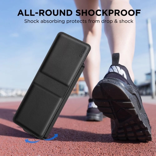 Калъф Tech-Protect Wallet за Samsung Galaxy Z Flip7, черен