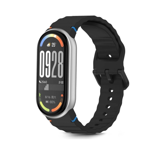 Силиконова каишка Tech-Protect Silicone Sport за Xiaomi Smart Band 8 /9/10/NFC, черен