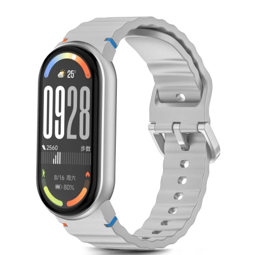Силиконова каишка Tech-Protect Silicone Sport за Xiaomi Smart Band 8 /9/10/NFC, сив
