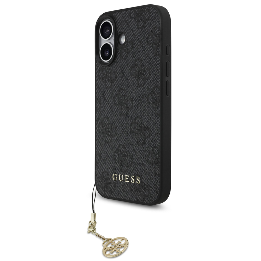 Калъф Guess 4G Charm за iPhone 17, сив