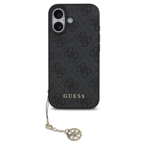 Калъф Guess 4G Charm за iPhone 17, сив