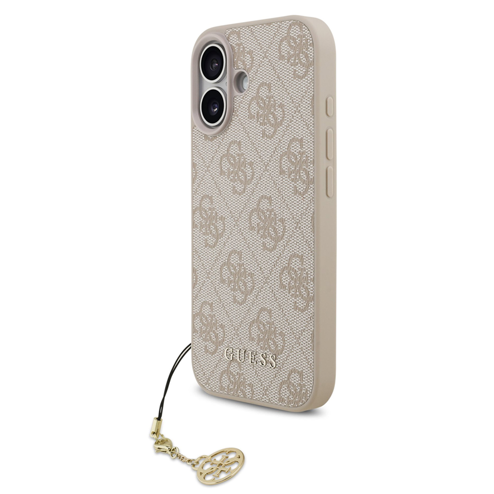 Калъф Guess 4G Charm за iPhone 17, розов