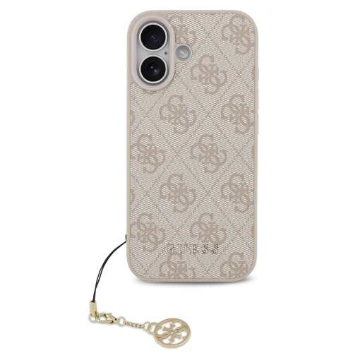 Калъф Guess 4G Charm за iPhone 17, розов