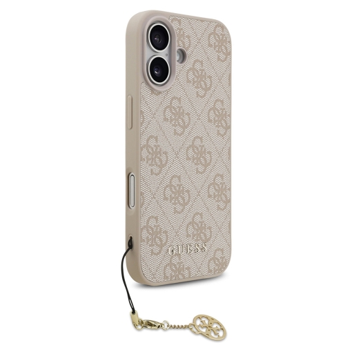Калъф Guess 4G Charm за iPhone 17, розов