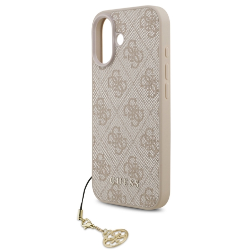 Калъф Guess 4G Charm за iPhone 17, розов