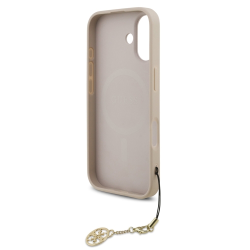 Калъф Guess 4G Charm за iPhone 17, розов
