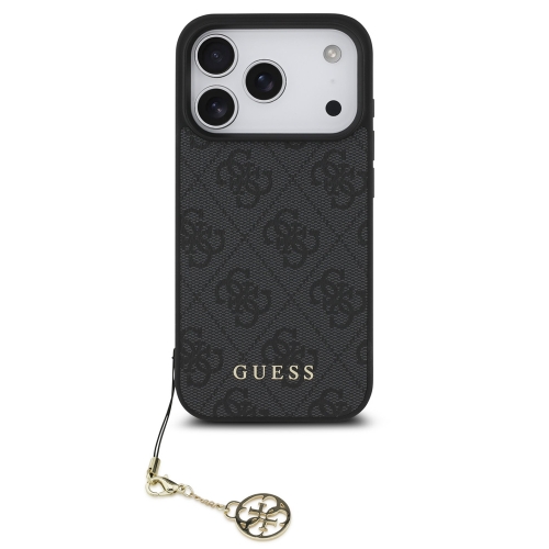 Калъф Guess 4G Charm за iPhone 17 Pro, сив