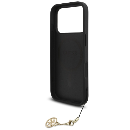 Калъф Guess 4G Charm за iPhone 17 Pro, сив