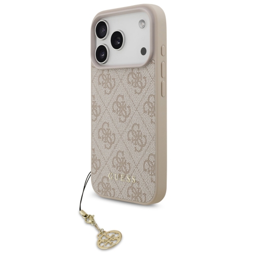 Калъф Guess 4G Charm за iPhone 17 Pro, розов