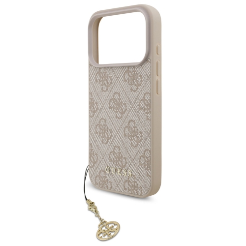 Калъф Guess 4G Charm за iPhone 17 Pro, розов