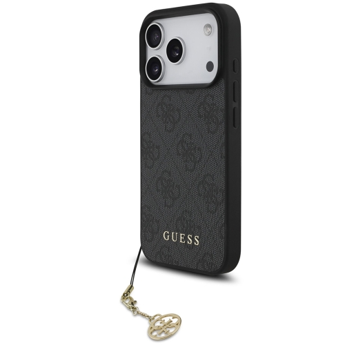 Калъф Guess 4G Charm за iPhone 17 Pro Max, сив