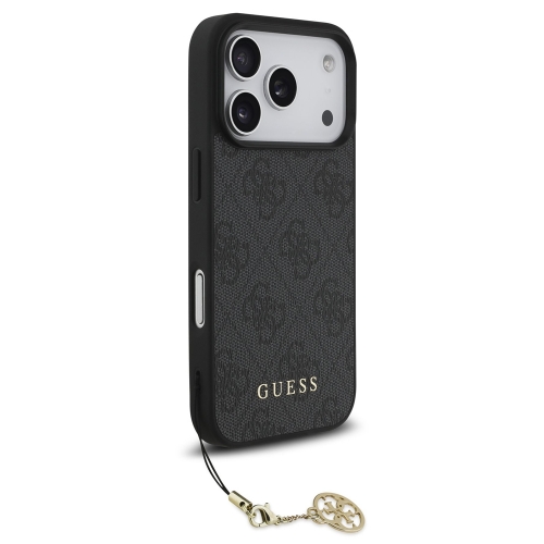 Калъф Guess 4G Charm за iPhone 17 Pro Max, сив