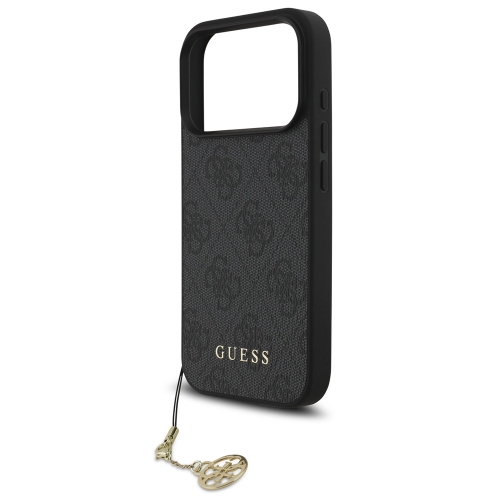 Калъф Guess 4G Charm за iPhone 17 Pro Max, сив